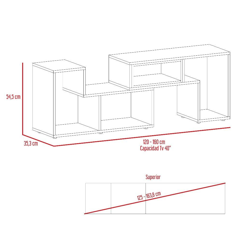 Combo Para Sala Venecia, Incluye Mesa Para Tv Y Mesa De Centro.