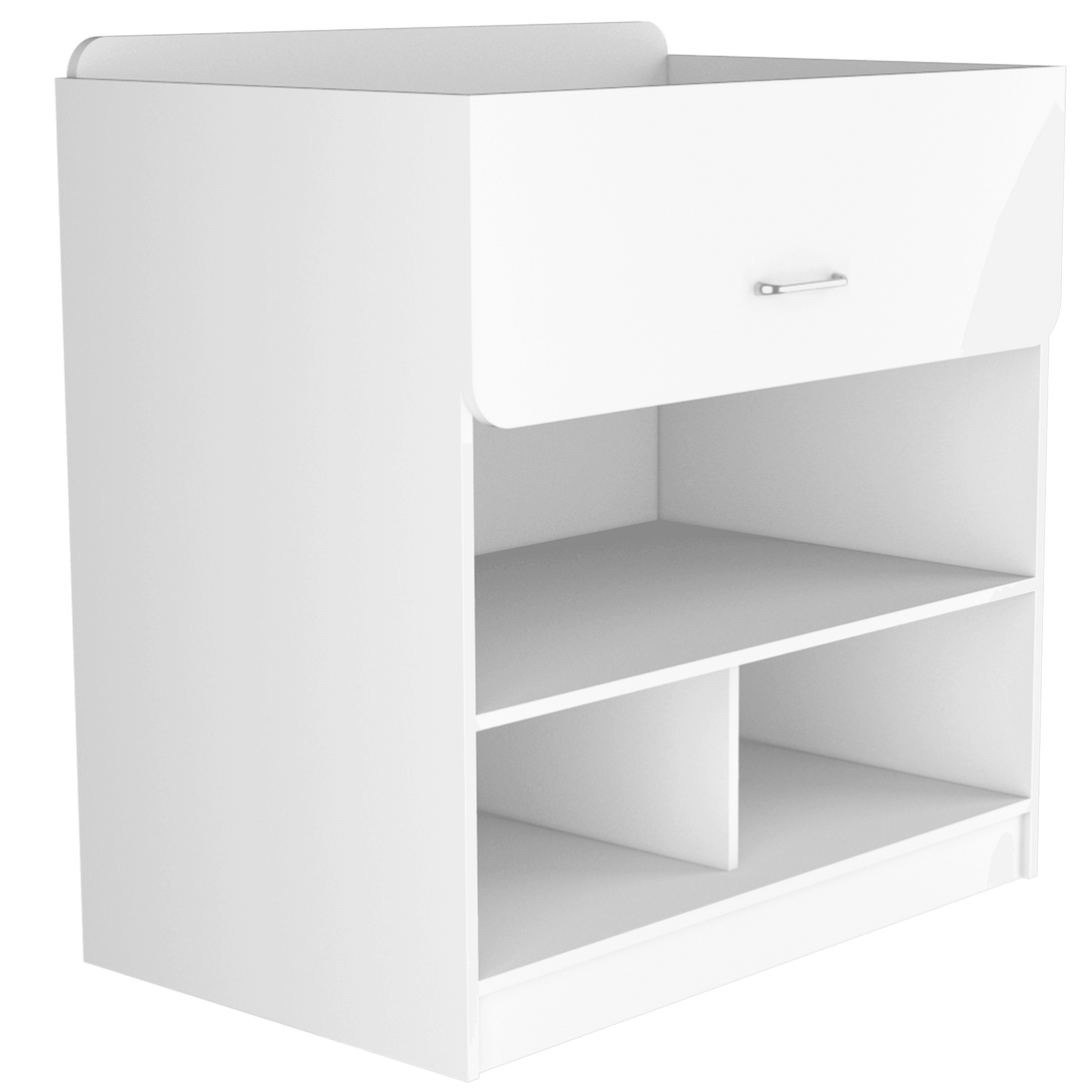 Mueble Cambiador Praga color Blanco para Ambientes.