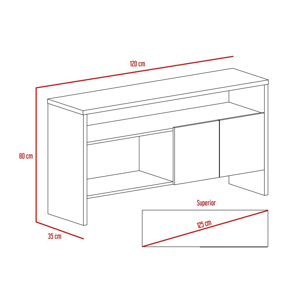 Combo Para Sala Malta, Incluye Mesa Para Tv Y Mesa Auxiliar.