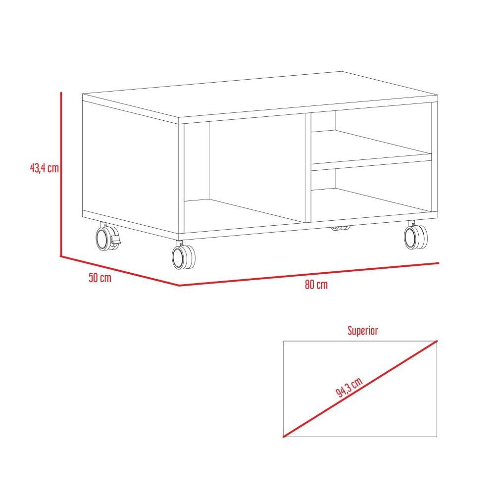 Combo Para Sala Luxies, Incluye Mesa Para Tv Biblioteca Y Mesa De Centro.