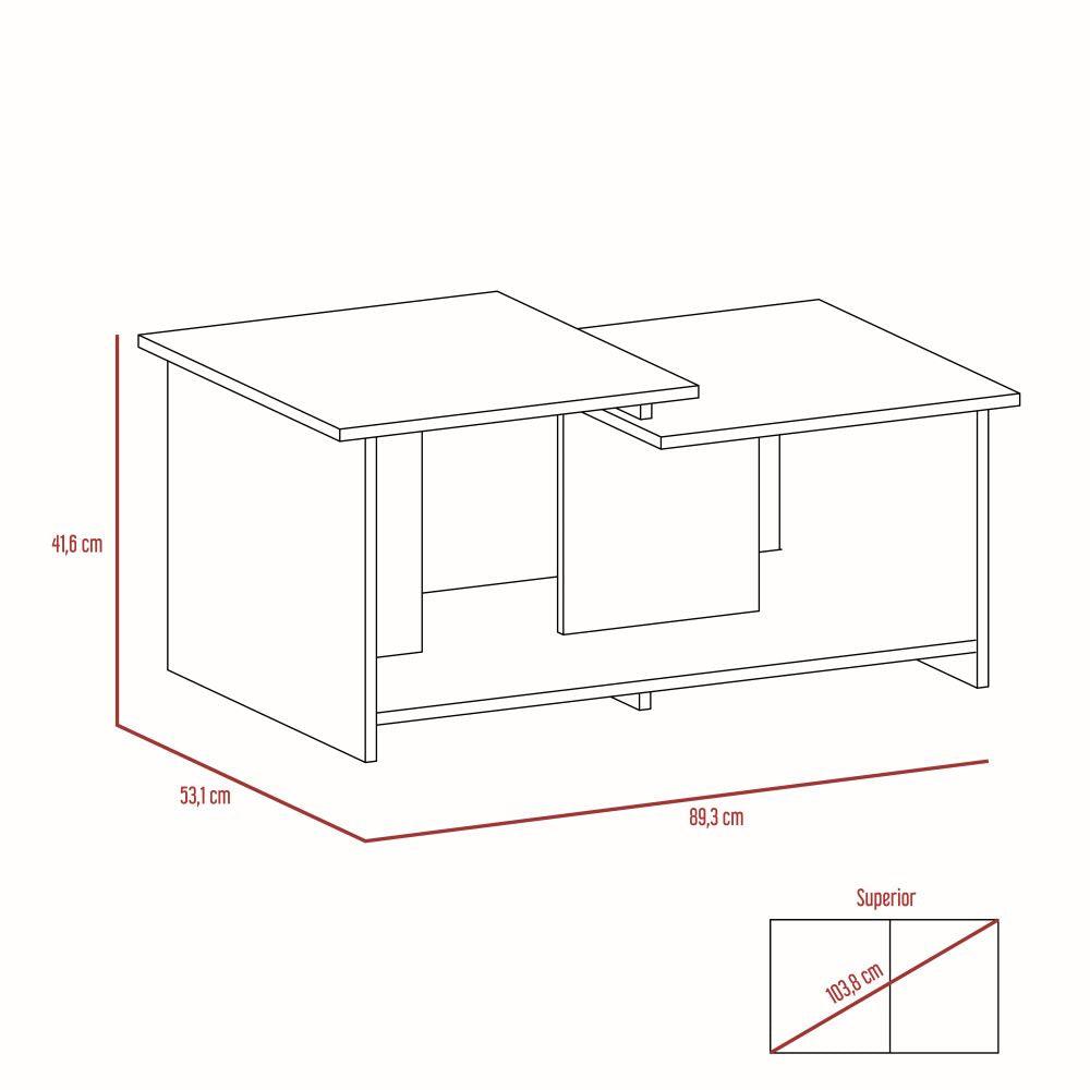 Combo Para Sala Tubul, Incluye Mesa Para Tv Y Mesa De Centro.