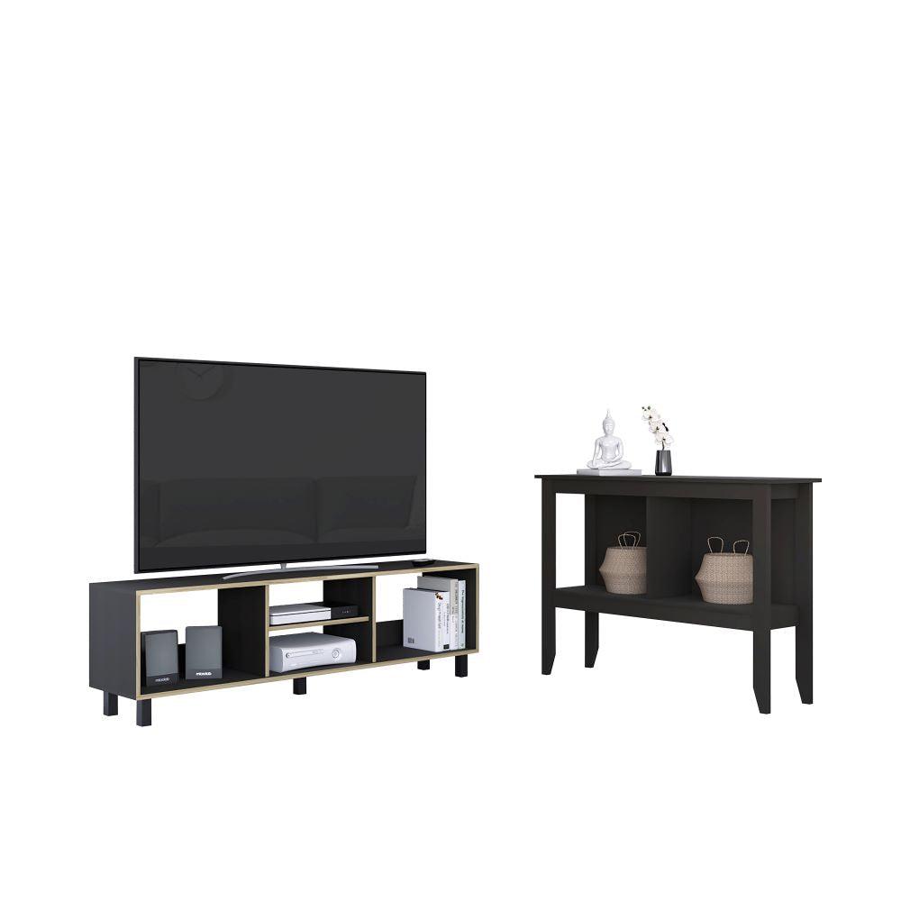 Combo Para Sala Toronto, Incluye Mesa Para Tv Y Mesa Auxiliar.