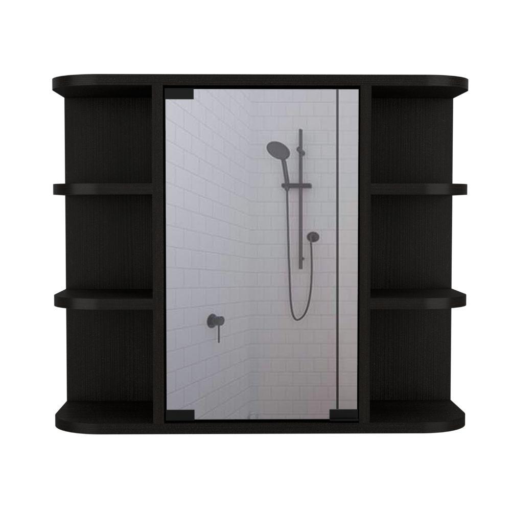 Gabinete de Baño Delio color Wengue X2.