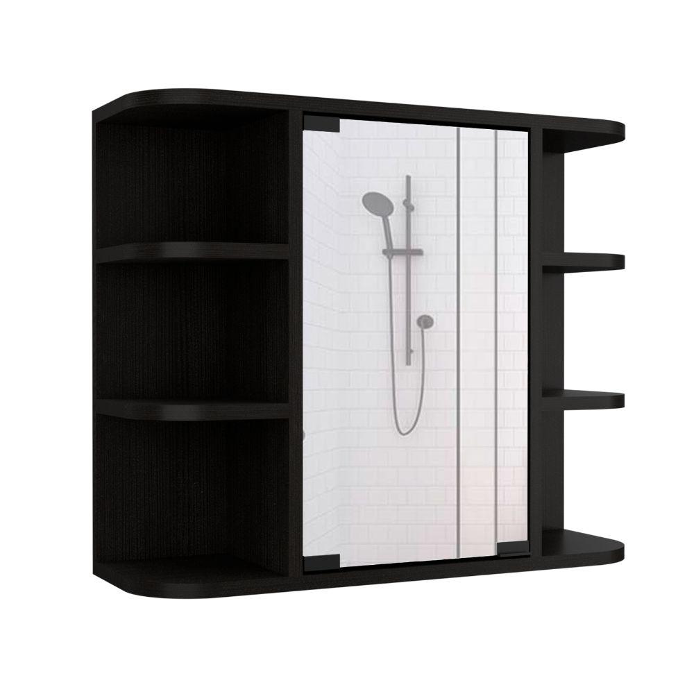 Gabinete de Baño Delio color Wengue X2.