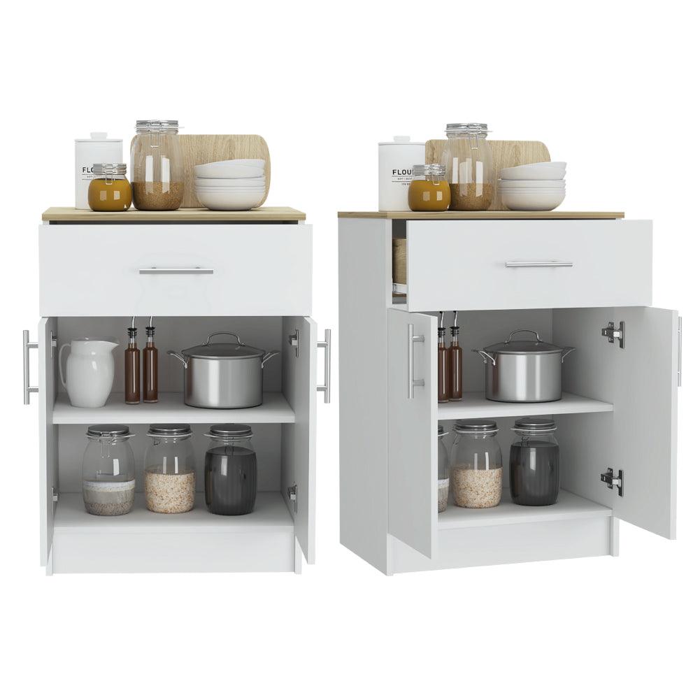 Organizador Multiusos Deneb color Blanco y Café claro para Habitación.