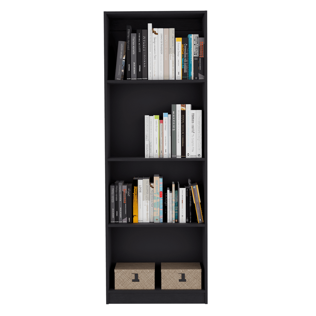 Combo de Bibliotecas Home, Wengue, Incluye Dos Bibliotecas Sin Puerta - VIRTUAL MUEBLES