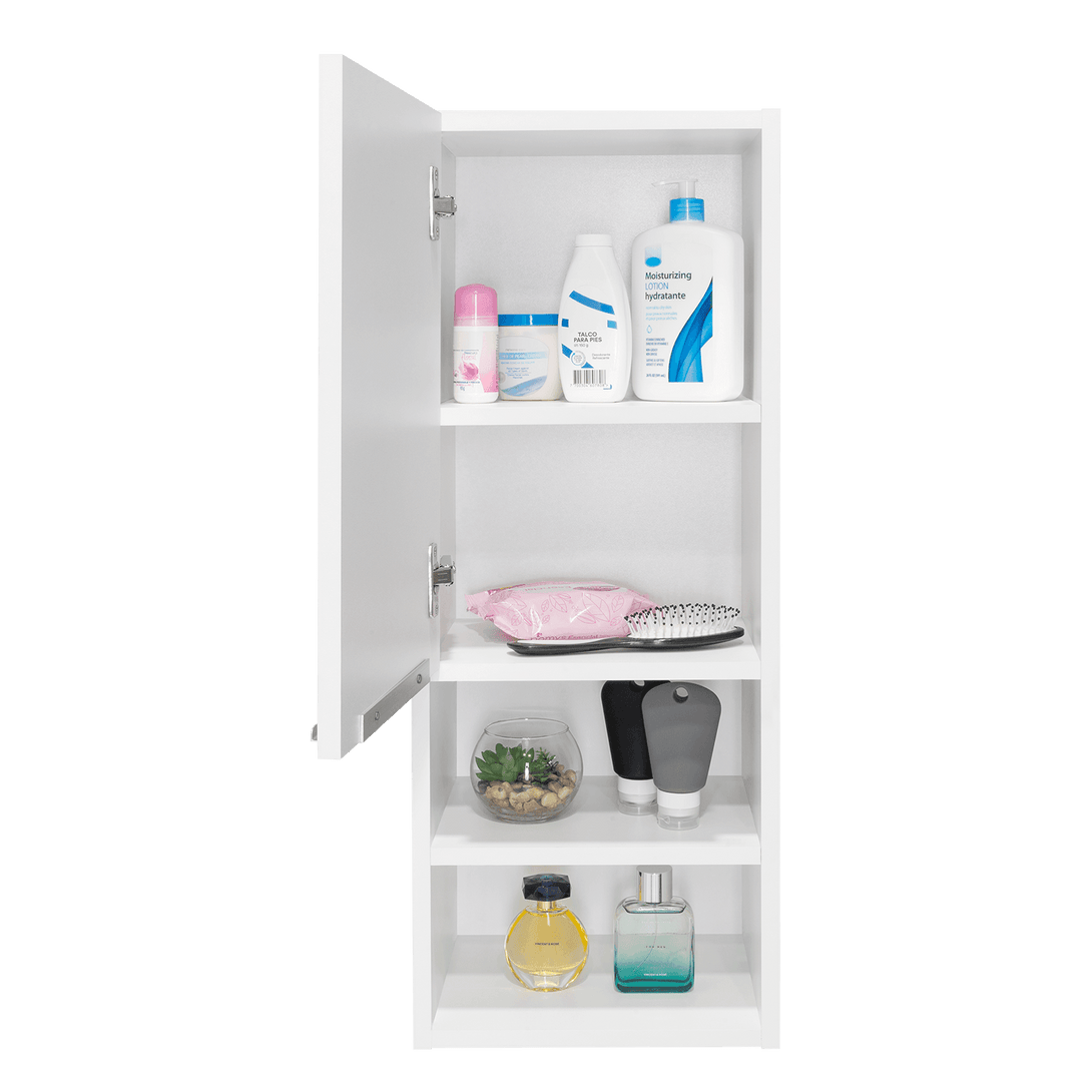 Gabinete Para Baño Real, Blanco, con Tres Entrepaños ZF - VIRTUAL MUEBLES