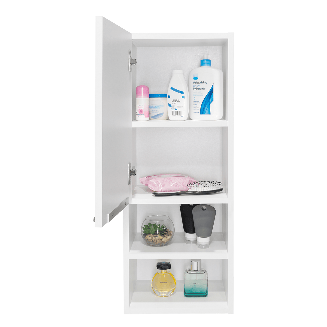 Gabinete Para Baño Real, Blanco, con Tres Entrepaños ZF - VIRTUAL MUEBLES