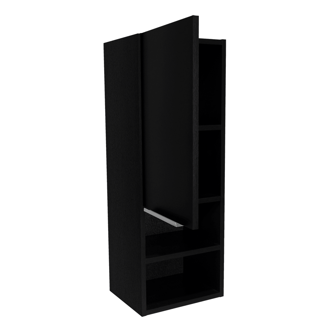 Gabinete de Baño Real, Wengue, con Tres Entrepaños - VIRTUAL MUEBLES