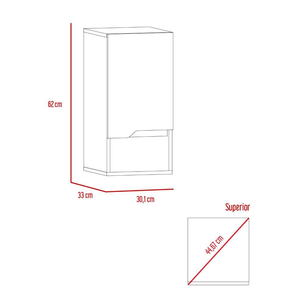 Gabinete De Baño Apolis color Miel Para Baño X2.