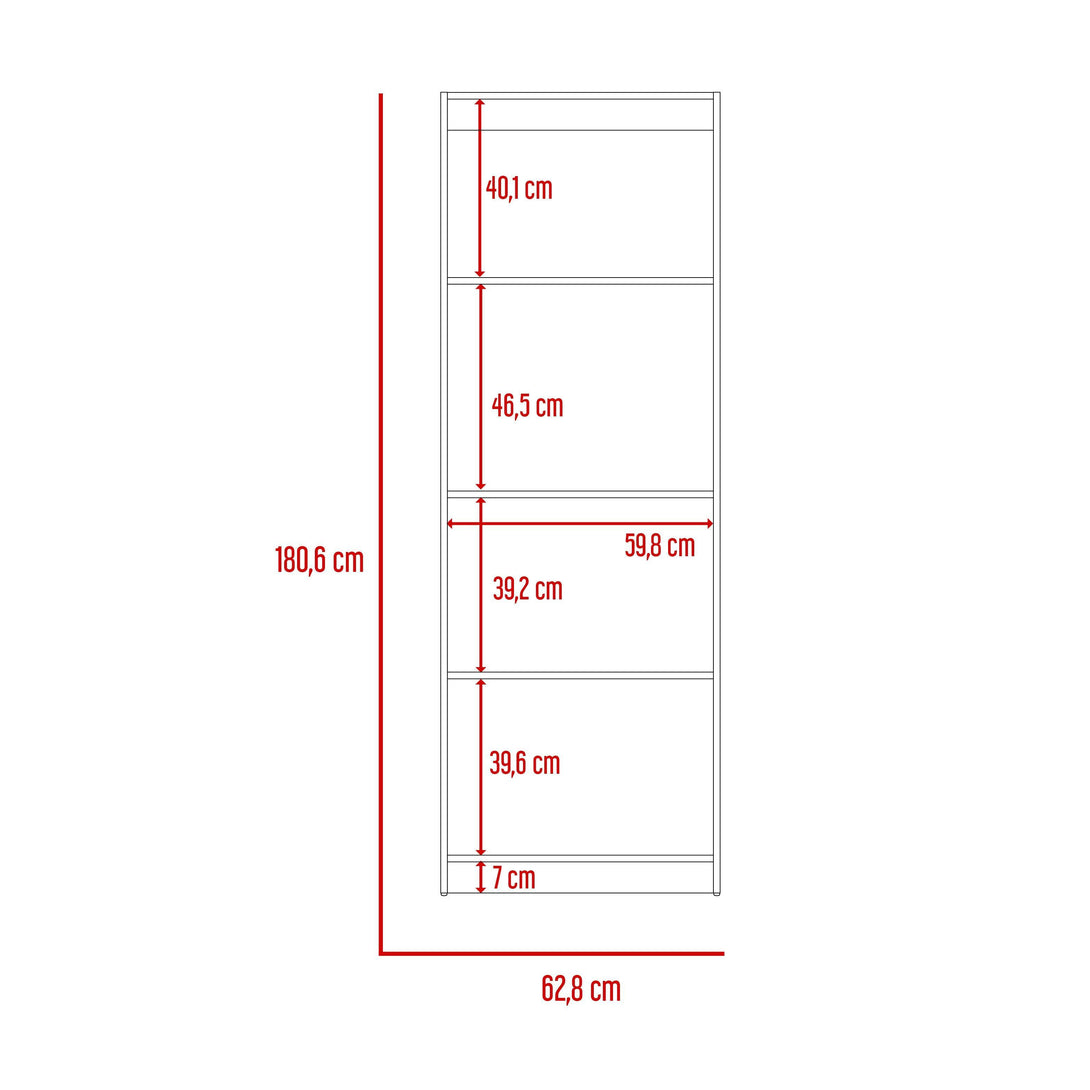 Combo de Bibliotecas Home, Blanco Incluye Tres Bibliotecas - VIRTUAL MUEBLES