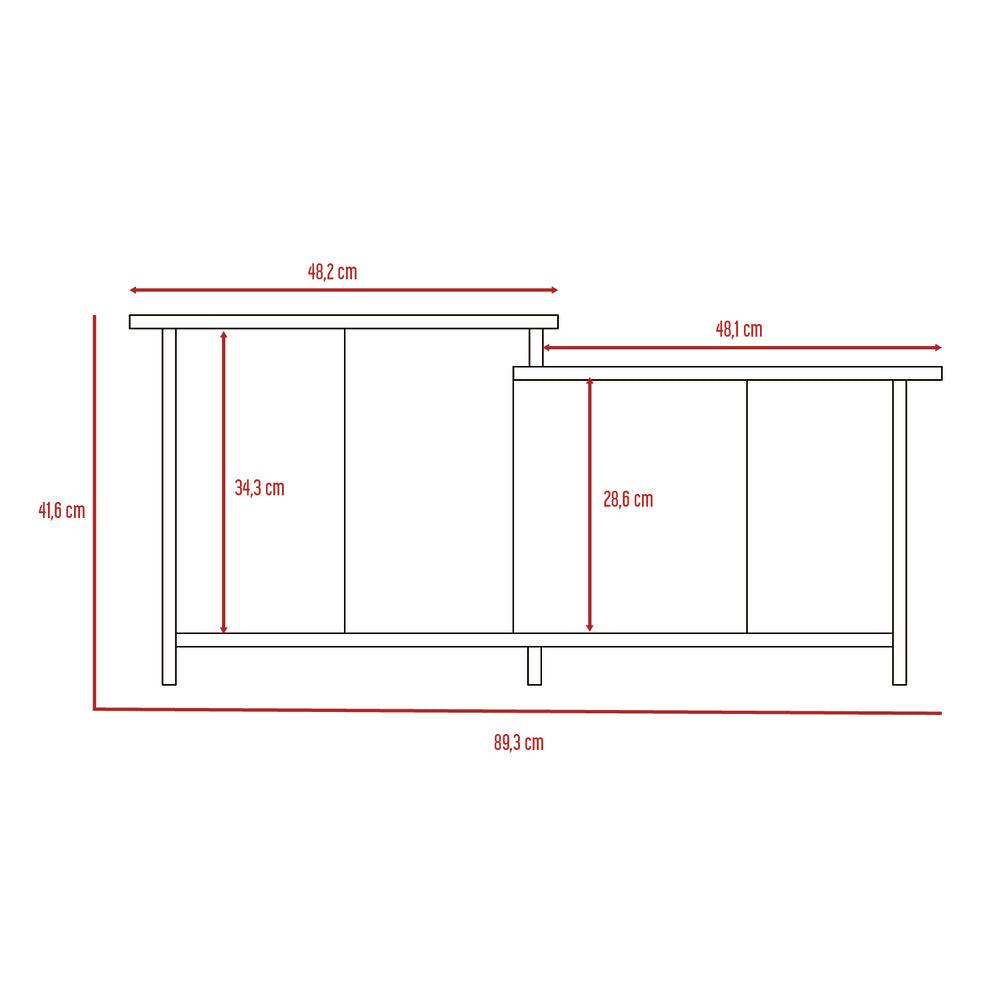 Mesa de Centro Trueno, Macadamia, con Amplio Espacio Ideal Para Ubicar Decoraciones - VIRTUAL MUEBLES