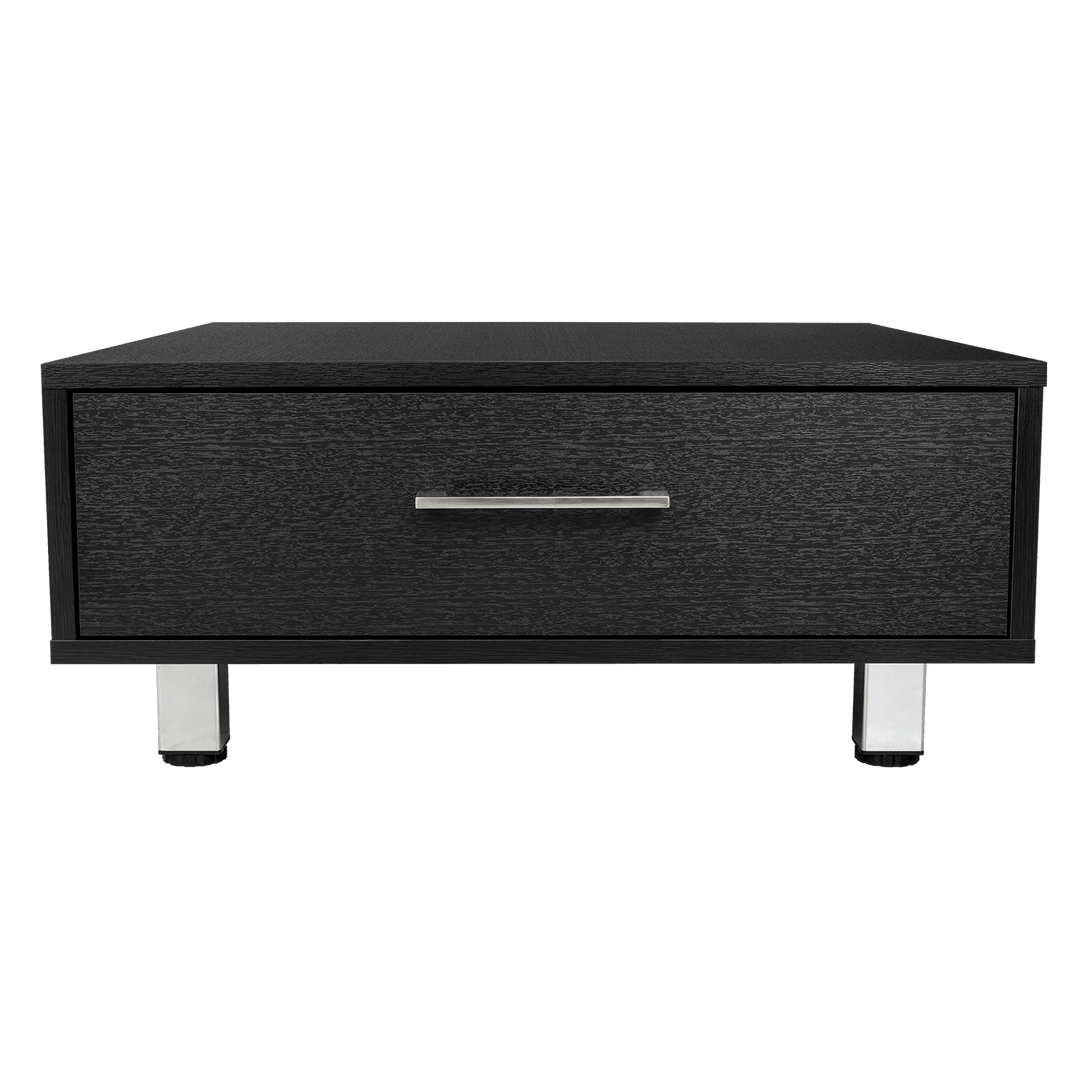 Mesa de Centro Ascher, Wengue, con Un Cajón - VIRTUAL MUEBLES