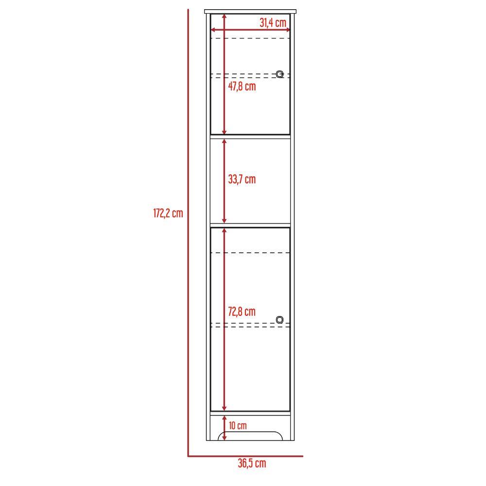 Mueble Auxiliar de Baño Ibis color Blanco para Baño.