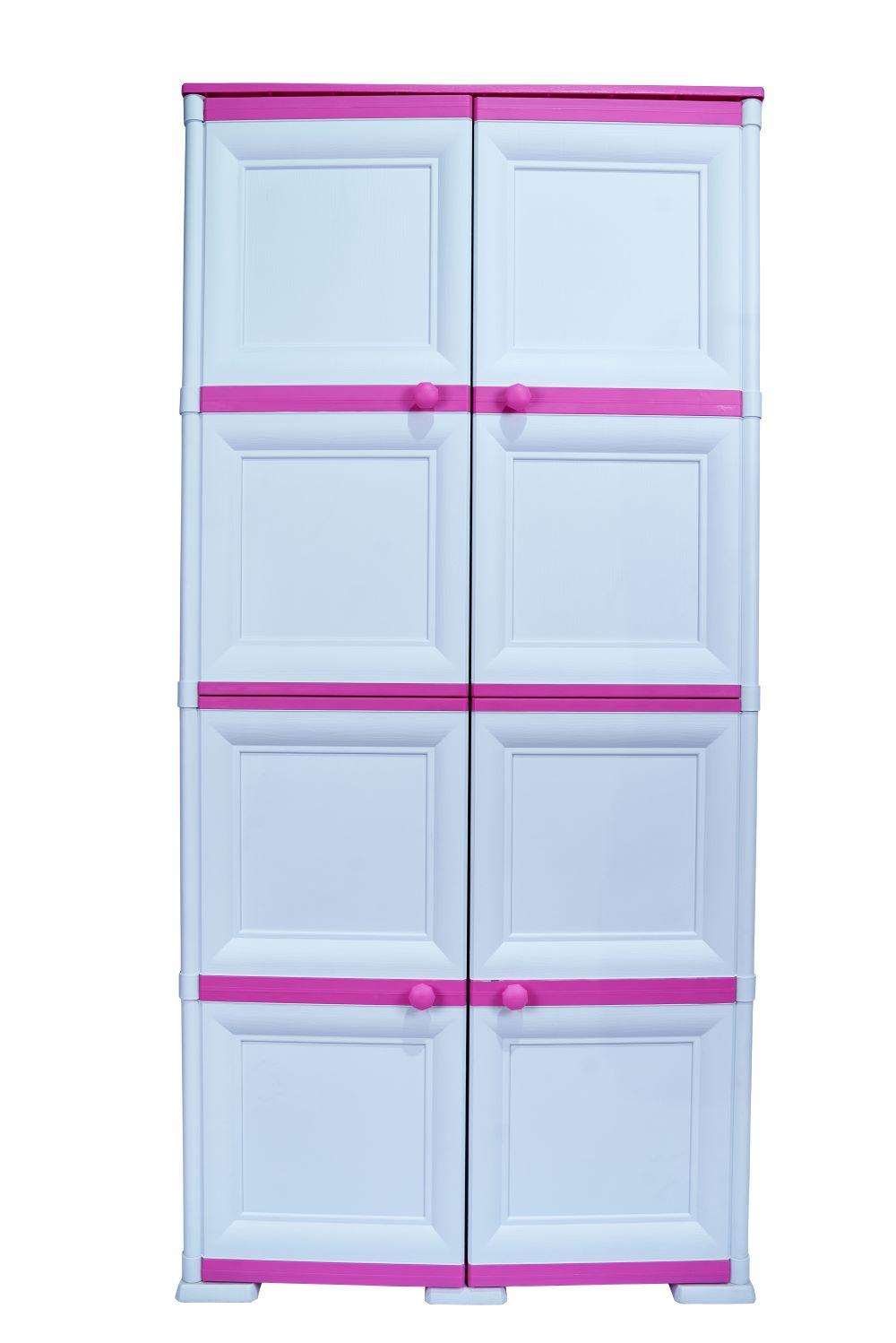 Mueble Organizador Elegance Da Vinci Liso Infantil color Fucsia para Habitación.