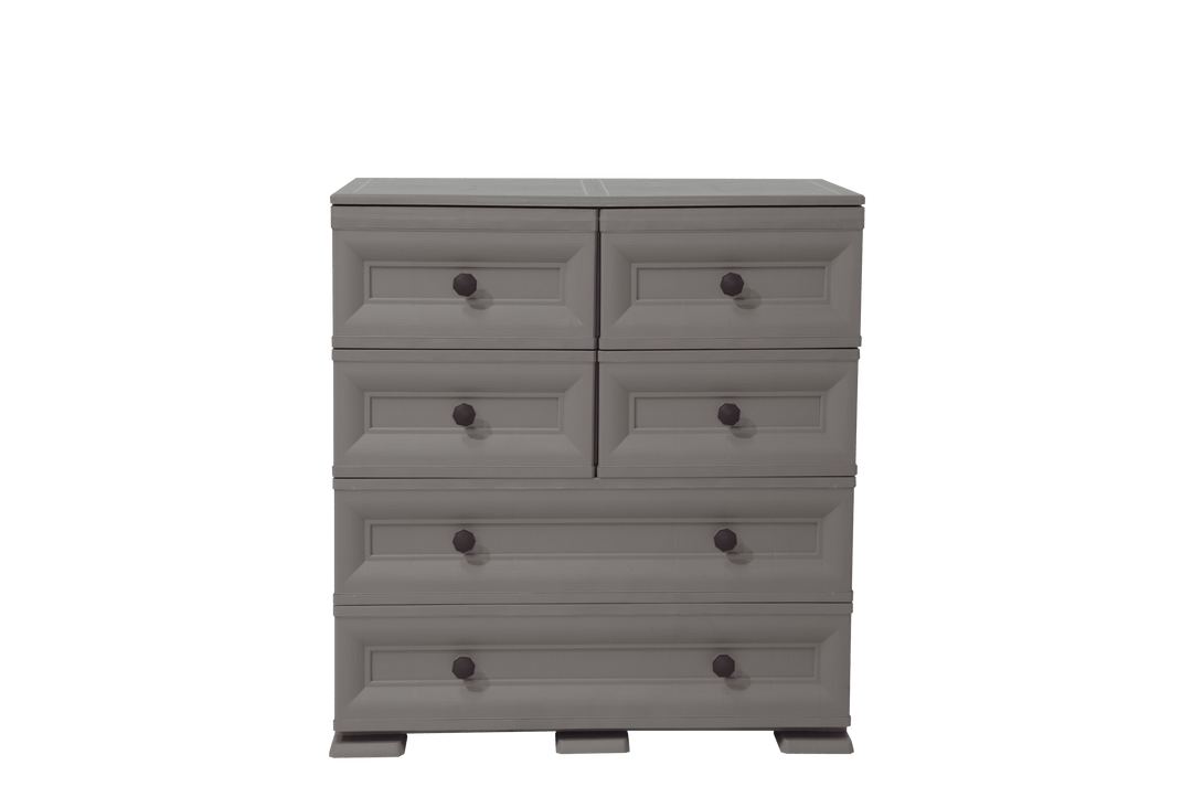 Mueble Organizador Elegance Dali color Cocoa para Habitación.