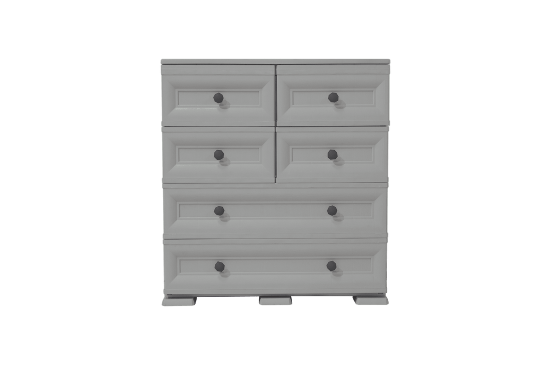 Mueble Organizador Elegance Dali color Gris para Habitación.