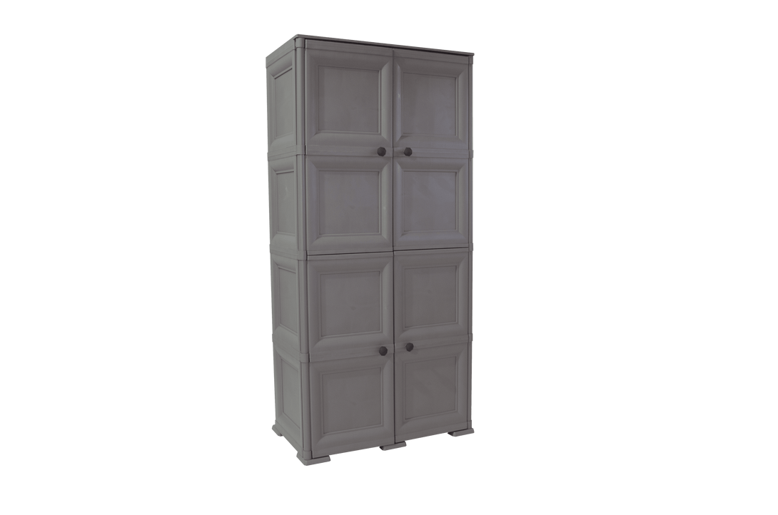 Mueble Organizador Elegance Liso Da Vinci color Cocoa para Habitación.