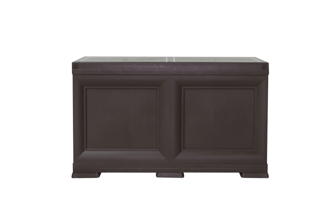 Mueble Organizador Elegance Liso Goya color Wengue para Habitación.