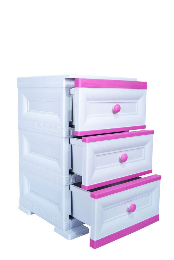 Mueble Organizador Elegance Matisse Infantil color Fucsia para Habitación.