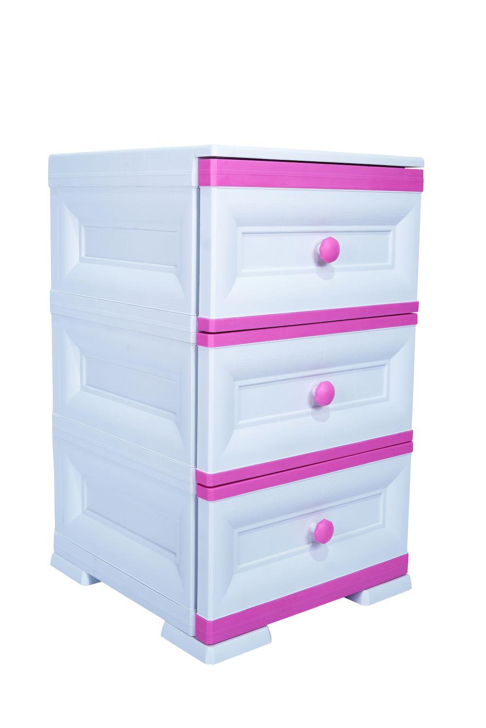 Mueble Organizador Elegance Matisse Infantil color Fucsia para Habitación.