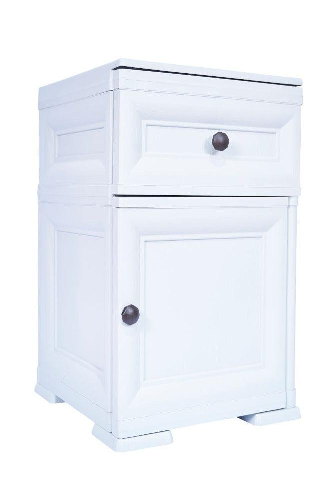 Mueble Organizador Elegance Tiziano color Blanco Duqueza para Habitación.