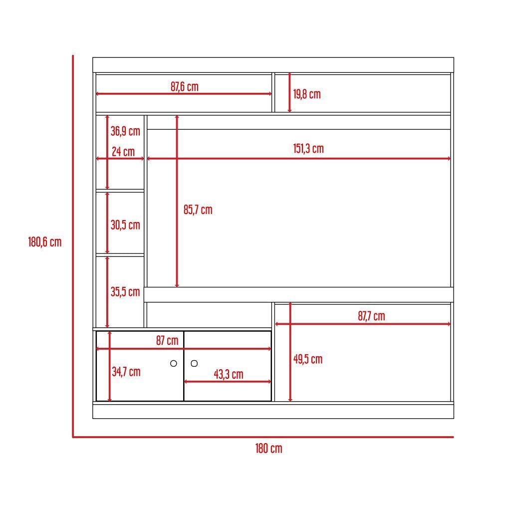 Combo para Sala Naim, incluye Mesa para TV.