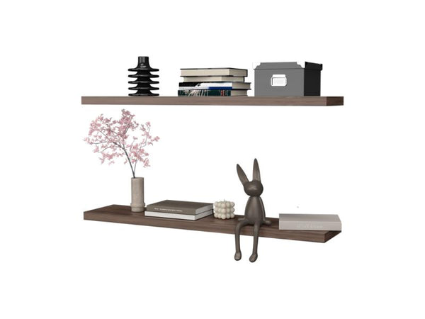 Repisa Flotante Shelf 120, Chocolate X2 Unidades ZF