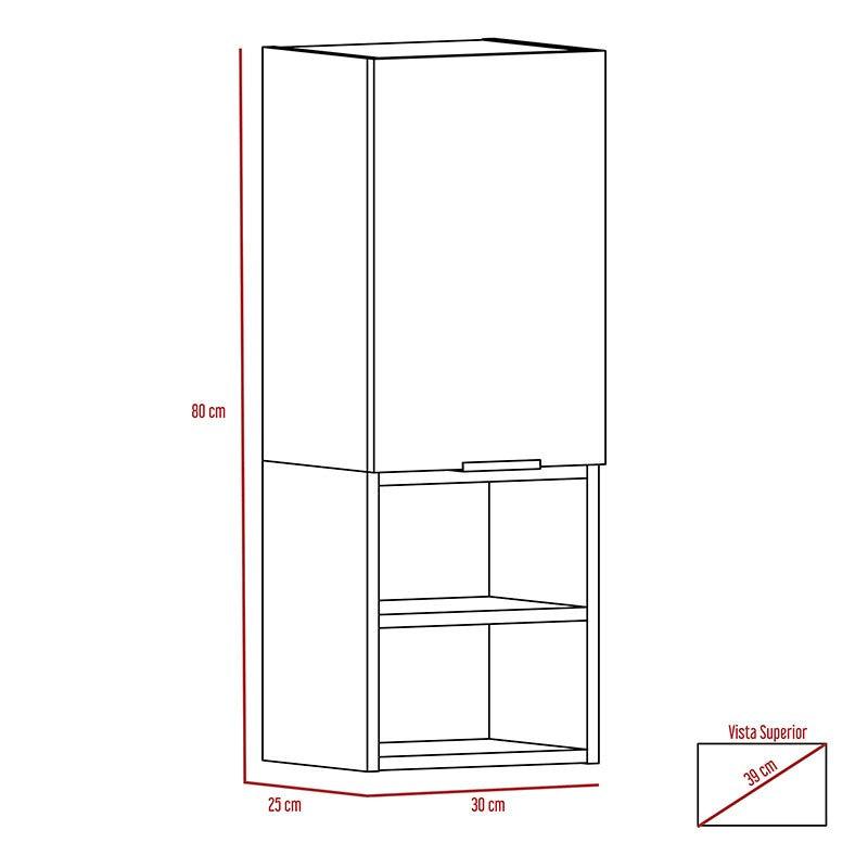 Gabinete de Baño Ciro color Beige.